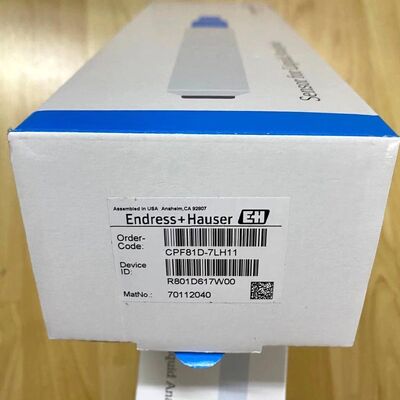 Endress+Hauser CPF81D-7LH11 | Memosens pH Electrode, 0-14 pH, NPT 3/4"