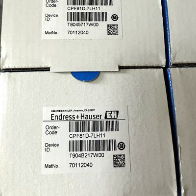 Endress+Hauser CPF81D-7LH11 | Memosens pH Electrode, 0-14 pH, NPT 3/4"