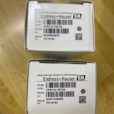 Endress+Hauser CPS11D-7BT2G | Memosens pH Electrode, 0–14 pH, Pg 13.5, Gel Refillable