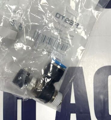 Festo LRLL-1/4-QS-10 | G1/4 Meter-Out Flow Control Valve, 10mm OD Tube