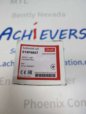 Danfoss 018F6857 | BF Series Solenoid Coil, 230V AC 50/60Hz, 8W, IP65