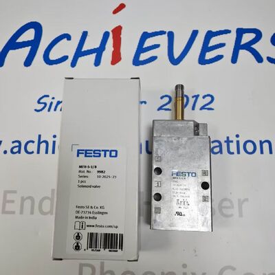 Festo MFH-5-1/8 | 5/2 Hand Lever Valve G1/8, Spring Return or Detent