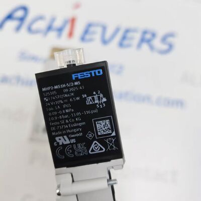 Festo MHP2-MS1H-5/2-M5 | 5/2 Solenoid Valve MHP2 Series, G1/8, 24V DC, M5 Pilots