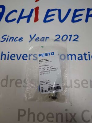 Festo HGL-1/8-QS-6 | G1/8 Meter-In Flow Control Valve, 6mm Tube