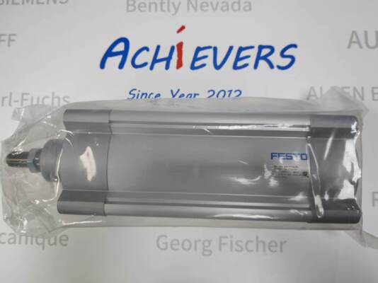 Festo DSBC-100-160-PPSA-N3 | ISO 15552 Cylinder 100mm Bore 160mm Stroke, Self-Adj. Cushion, N3 Sensor Slot