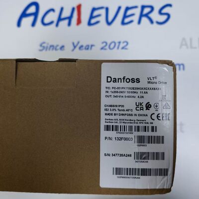 Danfoss FC-051PK75S2E20H3XXCXXXXXXX | VLT Micro Drive FC 51, 0.75kW 1×230V IP20 Coated PCB