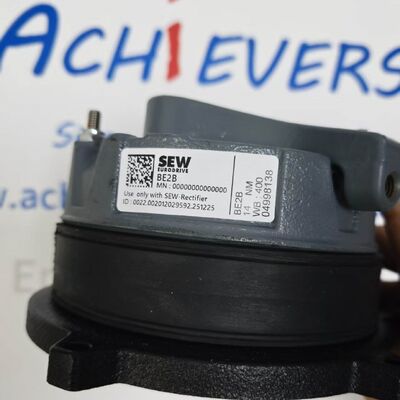 SEW-EURODRIVE BE2B Brake | 20 Nm DC Disk Brake for DT/DV & R Series Gearmotors, 180V DC / 400V AC