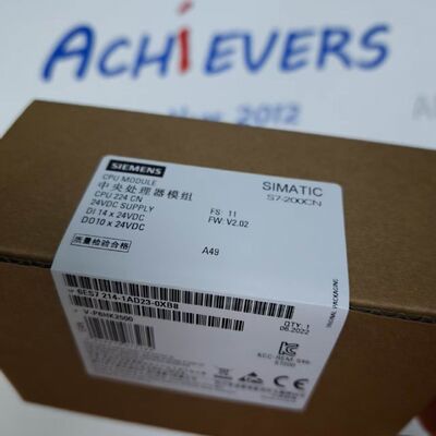 6ES7214-1AD23-0XB8 | S7-200 CPU 214-2 DP, 14 DI / 10 DO Relay, 2 AI, PROFIBUS-DP Slave, RS-485