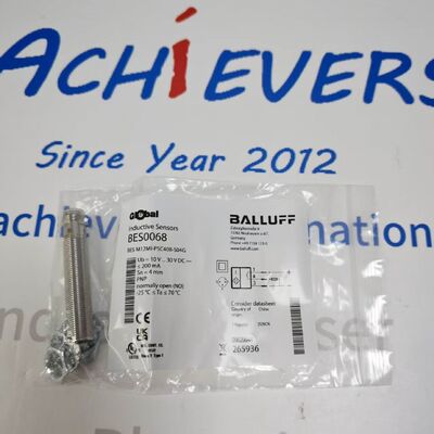 Balluff BES M12MI-PSC40B-S04G | M12 Inductive Prox 4mm PNP NO 3-Wire, Shielded, M12 Plug