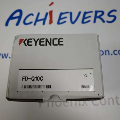KEYENCE FD-Q10C | Digital Inline Liquid Flow Sensor 0.5–10 L/min, PFA Body, NPN Open Collector, M8 Pigtail