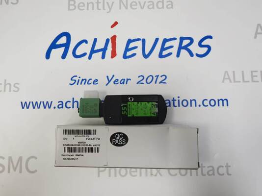 ASCO SCG551A001MS | 551 Series 5/2 Solenoid Valve 1/4" NPT, 24V DC, Spring Return, Namur Mount