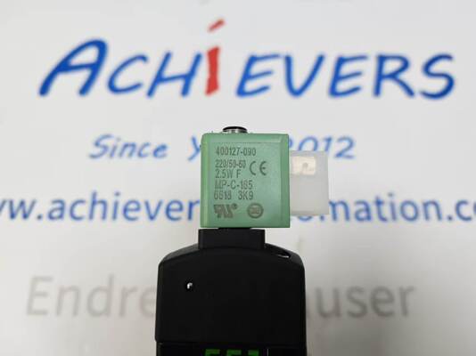 ASCO SCG551A001MS | 551 Series 5/2 Solenoid Valve 1/4" NPT, 24V DC, Spring Return, Namur Mount