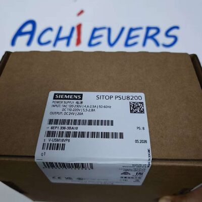 6EP1336-3BA10 | SITOP PSU100S 24V DC 20A DIN Rail PSU, 120/230V AC Input, Adjustable, IP20