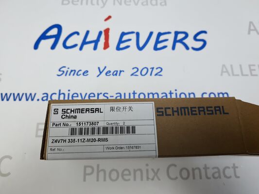 Schmersal Z4V7H 335-11Z-M20-RMS | Metal Limit Switch, 1NO+1NC, Brass Roller Lever, M20×1.5, IP65/IP67