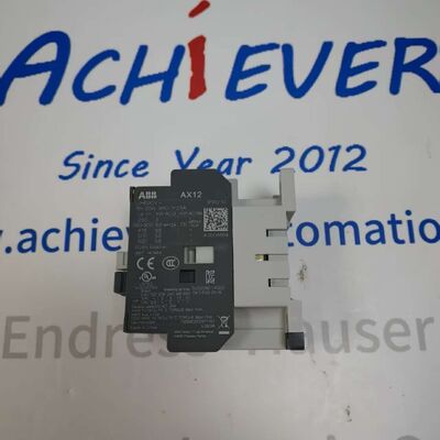 ABB AX12-30-10-80 | 3-Pole Contactor, 220-230V AC Coil, 12A AC-3, 1NO Auxiliary