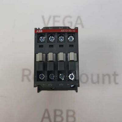 ABB AX12-30-10-80 | 3-Pole Contactor, 220-230V AC Coil, 12A AC-3, 1NO Auxiliary