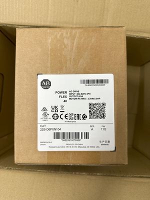 Allen Bradley 22B-D6P0N104 PowerFlex 40 AC Drive Industrial Motor Control Solution 