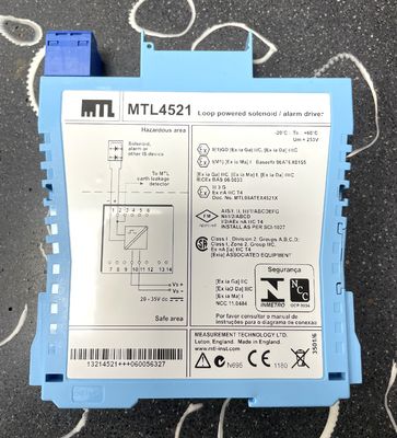 Single Channel Intrinsically Safe Solenoid And Alarm Driver MTL 4521
