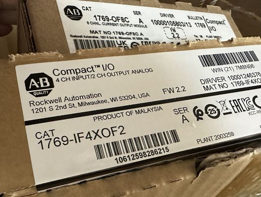 Allen-Bradley 1769-IF4XOF2C  AB CompactLogix Analog Combo Module