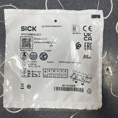 SICK IM12-02BPO-ZC1 Capteur photoélectrique 20 mm BGS, PNP, M12