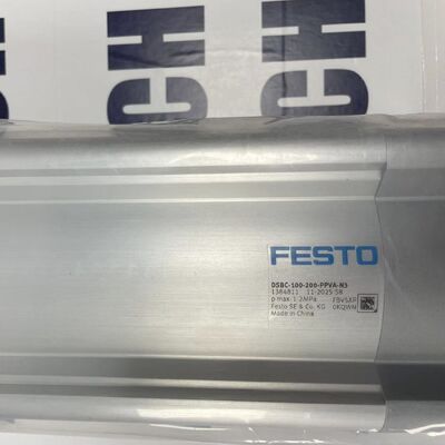 Cilindro pneumatico Festo DSBC-100-200-PPVA-N3 | Alesaggio 100mm, Corsa 200mm