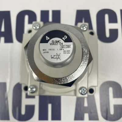 SMC VH432-04 5/3 Solenoid Valve | 3-Position, 5-Port, 1/4" NPT, 24V DC, 4W Specs