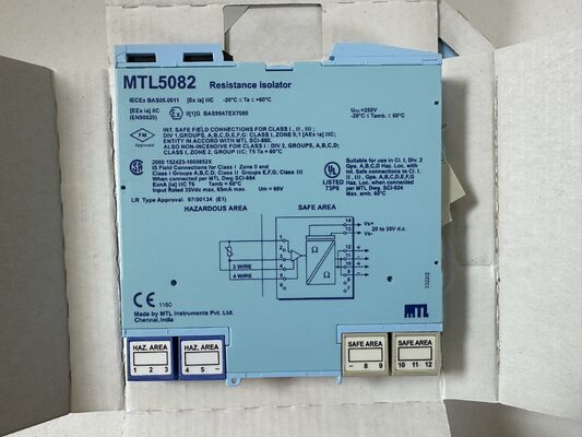 MTL 5082 Dual Isolator | 2-Ch, 4-20mA/0-20mA, 0-10V, mV, IS, DIN Rail, ATEX/IECEx