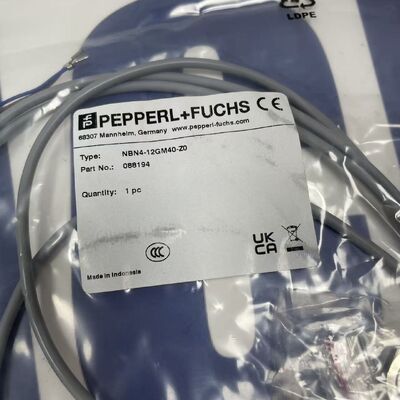 Pepperl+Fuchs NBN4-12GM40-Z0 Sensor | Cylindrical, M4, 1.2mm, DC 3-Wire, PNP, Short Cable